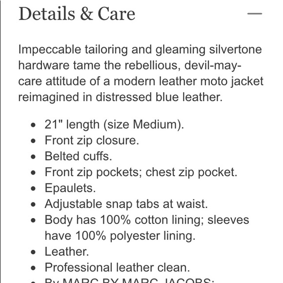 Marc by Marc Jacob jacket - Picture 2 of 8